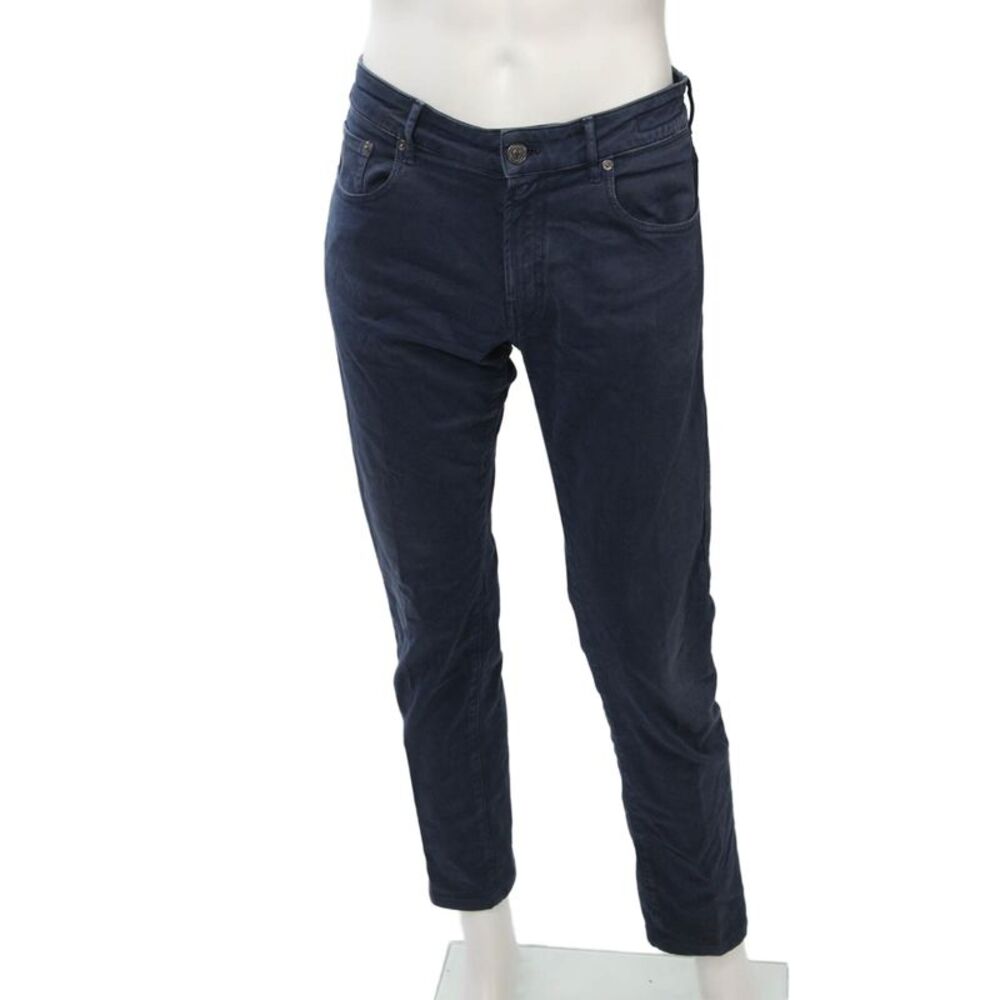 PT05 Mens Cropped Chino Dark Blue Button Fly Size 32
